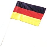 Deutschland-Fahne, , ca. 30 x 45 cm