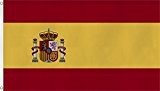 Deutschland Flagge Großformat 250 x 150 cm wetterfest Fahne Farbe Spanien