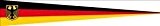 Deutschland mit Adler Langwimpel 150x30cm Flagge Fahne