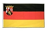 Deutschland Rheinland Pfalz Flagge, Fahne 90 x 150 cm, MaxFlags®