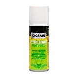 Digrain Insektenspray, Insektizid, Pyrethrum, natürliches Produkt, 200 ml, gegen Schaben / Kakerlaken / Wanzen / Flöhe / Milben / Motten / ...