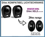 Ditec XEL2 kompatibel lichtschranke, paare von äußere universale Fotozellen / Infrarot IR Sicherheit Sensor 12 -24 Vac/Vdc, NO/NC. Reichweite: bis ...