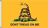 Don 't Tread On Me Gadsden Flagge, gelb (1.52 x 3 meters Poly