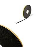 Double Sided Foam Tape - Black - 3mm x 10mm x 20m - Security / Glazing / Craft Tape by ...