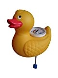 Dr. Richter Poolthermometer Ente - Neues Modell - Schwimmbadthermometer - Wasserthermometer - Badewannenthermometer