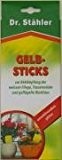 Dr. Stähler 001434 12 Sticks, gegen Schadinsekten an Zierpflanzen, 60 x 100 mm, gelb