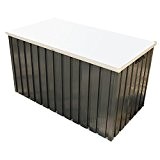 Duramax grau Metall Kissen Aufbewahrungsbox 6 x 2 128.0 x 68,0 x 73.0 cm, grau Metall Kissen Aufbewahrungsbox - (1-)