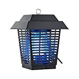 DURAMAXX Ex Lantern Indoor-Insektenvernichter Stromgitter Insekten-Falle mit UV-A-Lampe Blaulicht zur Anlockung (20W, Insektenschutz ohne Chemie, zum Stellen oder aufhängen) schwarz