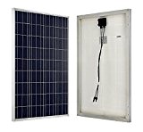 ECO-WORTHY 100W 12 Volt Solarmodul Polykristallin Solarpanel Photovoltaik Solarzelle Ideal zum Aufladen von 12V Batterien