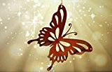 Edelrost Schmetterling Paula, Dekoidee aus Metall von Rostikal Größe zum hängen