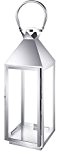 Edelstahl Design Laterne CCD-9605 Größe L Glas Metall Windlicht Gartenlaterne