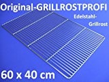 Edelstahl-Grillrost 60 x 40 cm