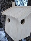 Eichhörnchen-Haus-Bausatz XXXL-(Ei Bausatz)-Eichhörnchenhaus-Bausatz-Nistkasten-Kobel-Holzschindeldach-Vogelhaus