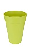 Elho 9244533938300 Pflanzenbehälter Loft Urban rund Hoch 35 cm, lime grün / zitrone gelb