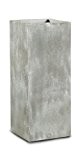 Emsa 8618563668 Fiberglas Blumenkübel Blumentopf Übertöpfe Pflanzkübel "Stanbury" betongrau 68cm
