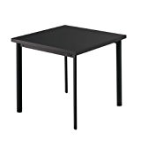Emu 303052400 Star Tisch 305, 70 x 70 cm, pulverbeschichteter Stahl, schwarz