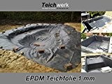 EPDM Kautschukfolie Teichfolie 1 mm 6 x 5 m