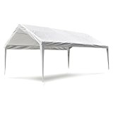 Ersatzdach Dachplane für Partyzelt Pavillon Zelt Festzelt PE 4 x 6m weiß