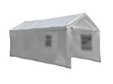 Ersatzdach Dachplane für Partyzelt Pavillon Zelt Festzelt PE 4 x 8m weiß