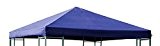 Ersatzdach für Metall und Alu Pavillon Dach Pavillondach 3 x 3 Meter Wasserdicht viele Farben, Farbe:blau