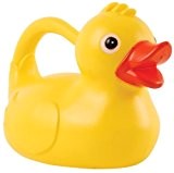 Esschert Design Gießkanne Ente in gelb, Wasserkanne, Blumenkanne in Form einer Ente, ca. 25 x 15 x 17 cm