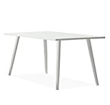Esstisch Destiny Naples 160 x 90 cm Tisch Gartentisch Alu Weiß Alutisch Weiß