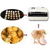 Euroeshop 24 Digital Huhn Ei Inkubator Hatcher Zubehör Temperaturregelung Vollautomatisch Ei Drehung egg incubator