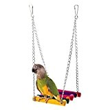 ewfsef Pet Bird Papagei Sittich Wellensittich Käfig für Nymphensittiche Hängematte Swing Spielzeug Spielzeug zum Aufhängen