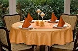 Extra hochwertige Tischdecken aus Deutscher Produktion Farbe & Größe wählbar , Maße: 160x220 cm oval orange Eleganz