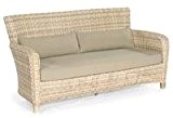 FAGO 2-Sitzer Lounge-Sofa 169 cm Kunststoffgeflecht antik-weiss SonnenPartner