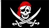 Fahne / Flagge 150 x 250 cm Farbe Pirat mit Kopftuch