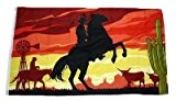 Fahne / Flagge Cowboy mit Pferd NEU 90 x 150 cm