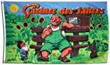 Fahne / Flagge Gärtner des Jahres + gratis Sticker, Flaggenfritze®