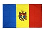 Fahne / Flagge Moldawien + gratis Sticker, Flaggenfritze®