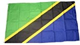 Fahne / Flagge Tansania NEU 90 x 150 cm Flaggen