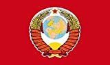 Fahne / Flagge UDSSR Wappen Sowjetunion 90 x 150 cm