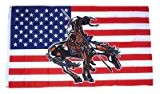 Fahne / Flagge USA Indianer End of Trail 90 x 150 cm