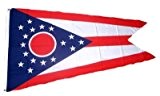 Fahne / Flagge USA Ohio NEU 90 x 150 cm Flaggen