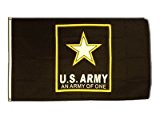 Fahne / Flagge USA US Army logo + gratis Sticker, Flaggenfritze®