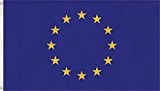 Fahne mit Messingösen 90 x 150, 150 x 250 oder 300 x 500 cm wählbar Farbe Europa Größe 90 x ...