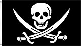 Fahne mit Messingösen 90 x 150, 150 x 250 oder 300 x 500 cm wählbar Farbe Pirat mit Säbel Größe ...