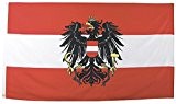 Fahne, Österreich, Polyester, Größe 90 x 150 cm