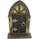 Fairy Door Wooden Arched Stonework by Fiesta Studios
