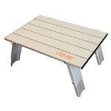 Faltbarer Aluminium Tisch | 2 wählbare Höhen 11/16cm | Beistelltisch | leichte+robuste Aluminiumkonstruktion | kompakt+stabil | kleines Packmaß | Uquip ...