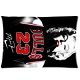 Fashion Funny NBA Chicago Bulls Michael Jordan Custom Rectangle Pillowcase Pillow Cases Cover 20x30 (one side) Standard Size Marilyn Monroe ...