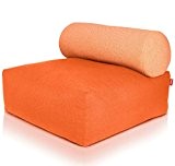 Fatboy Tsjonge Outdoor Sitz-Element mit Rückenlehne orange / orange weave