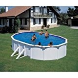 FEELING Pool-Set 500x300x120 cm weißer Stahlmatel mit viel Zubehör für eine tolle Pool-Saison