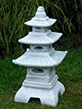 Figur japanische Laterne H 47 cm Gartendeko aus Beton