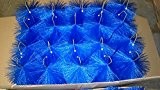 Filterbürsten Blau 50 cm Ø 150mm x 24 Stk. !!! Gartenteich Filter Koi Filterbürste Teichfilter