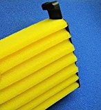 Filterschwamm für Modulfilter CBF Schwamm Filtermaterial (Gelb)